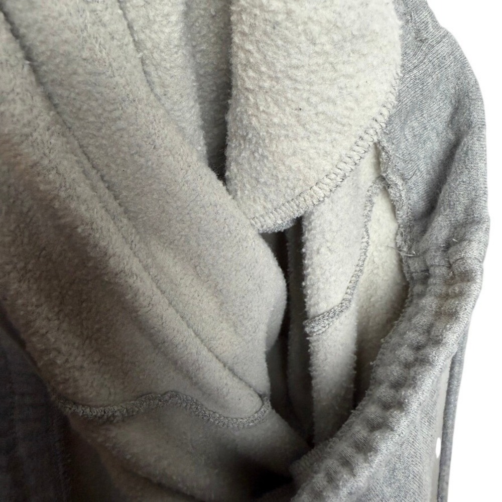 FILA Mens Fleece Jogger Sweatpants L Gray Athleisure Casual Y2K Cozy Retro Sport - Picture 8 of 8